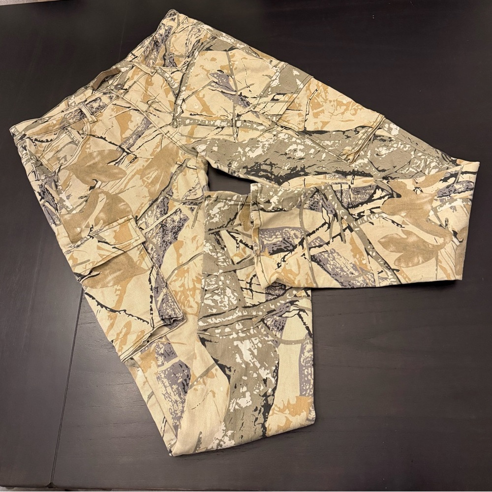 Men's Camouflage Stacked Cargo Jeans